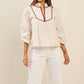 Able - Sophia Embroidered Top