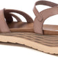 Xti - Women's Low Wedge Strappy Sandals