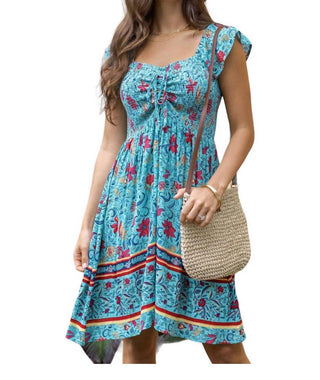 Grace And Lace - Border Smocked Dress