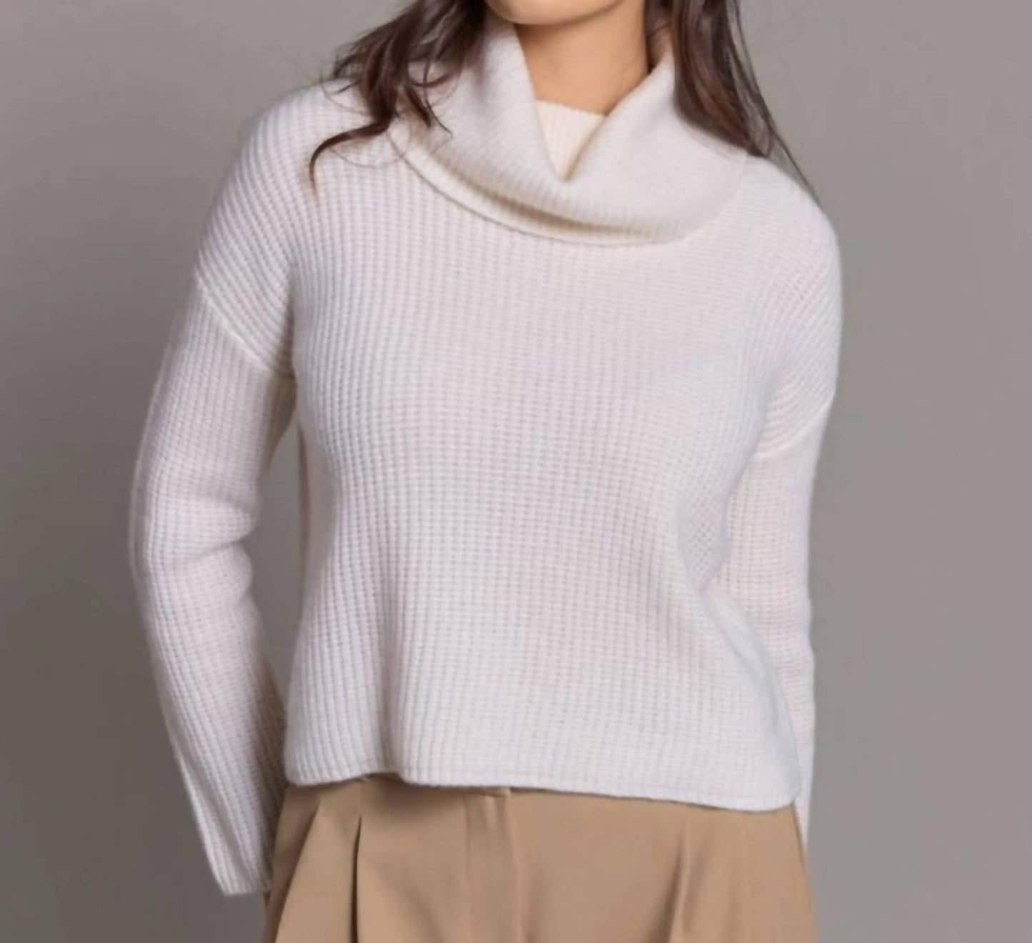 Alashan Cashmere - Greer Shaker Turtleneck Top