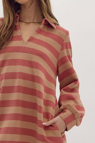 Entro - Striped Dress