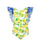 Lia Sahara - Girl's Ruffled One Piece Swimsuit