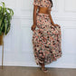 Little Secret Of Mine - Women's Ruffle Maxi Skirt Set