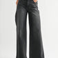 Just Black Denim - Wide-leg High Rise Denim