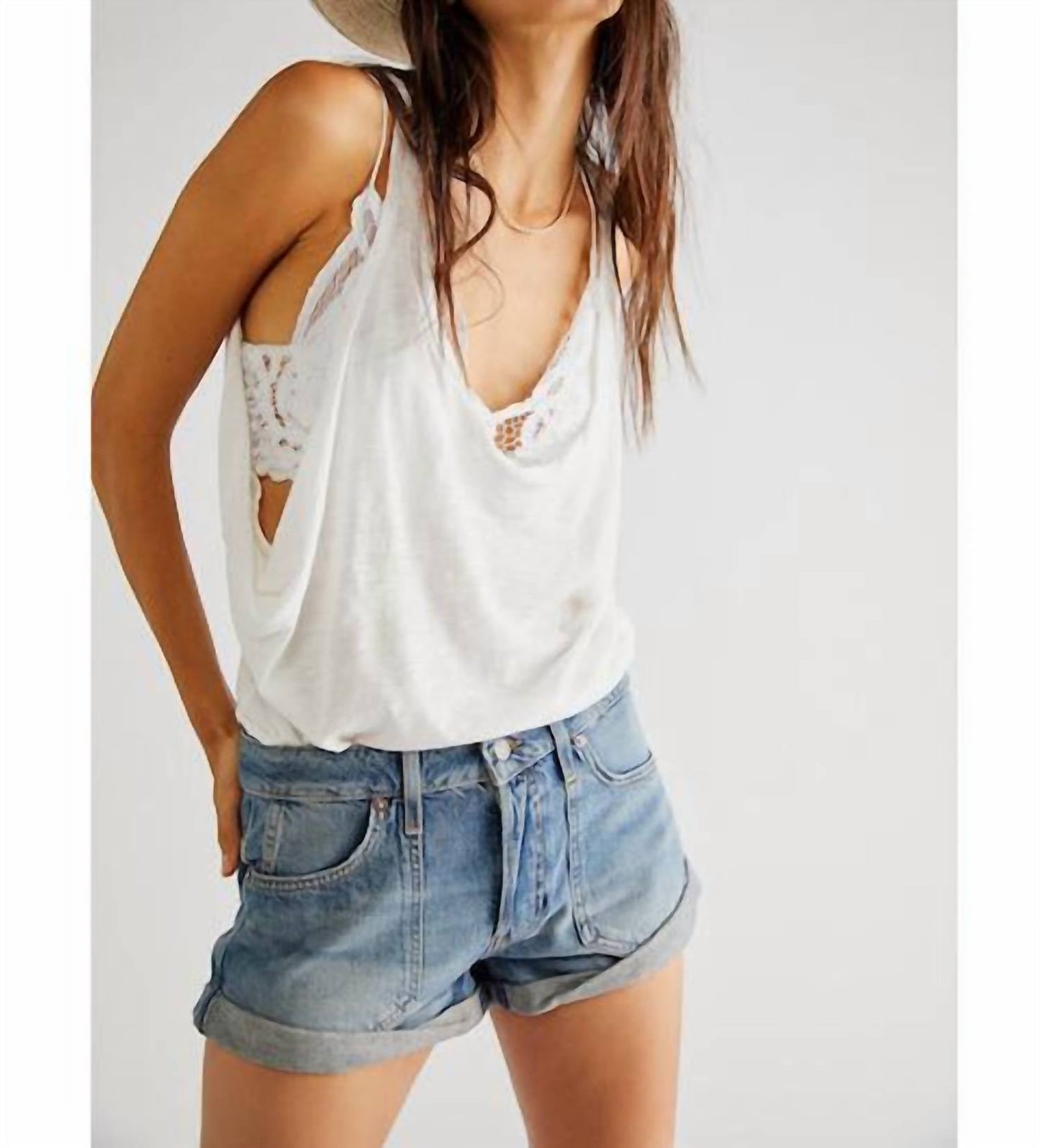 Free People - Beginners Luck Slouch Low Rise Shorts
