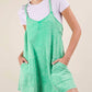 Very J - Mineral Washed Knit Mini Dress with Shorts Inside
