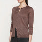 Enza Costa - Lamé Knitted Cardigan