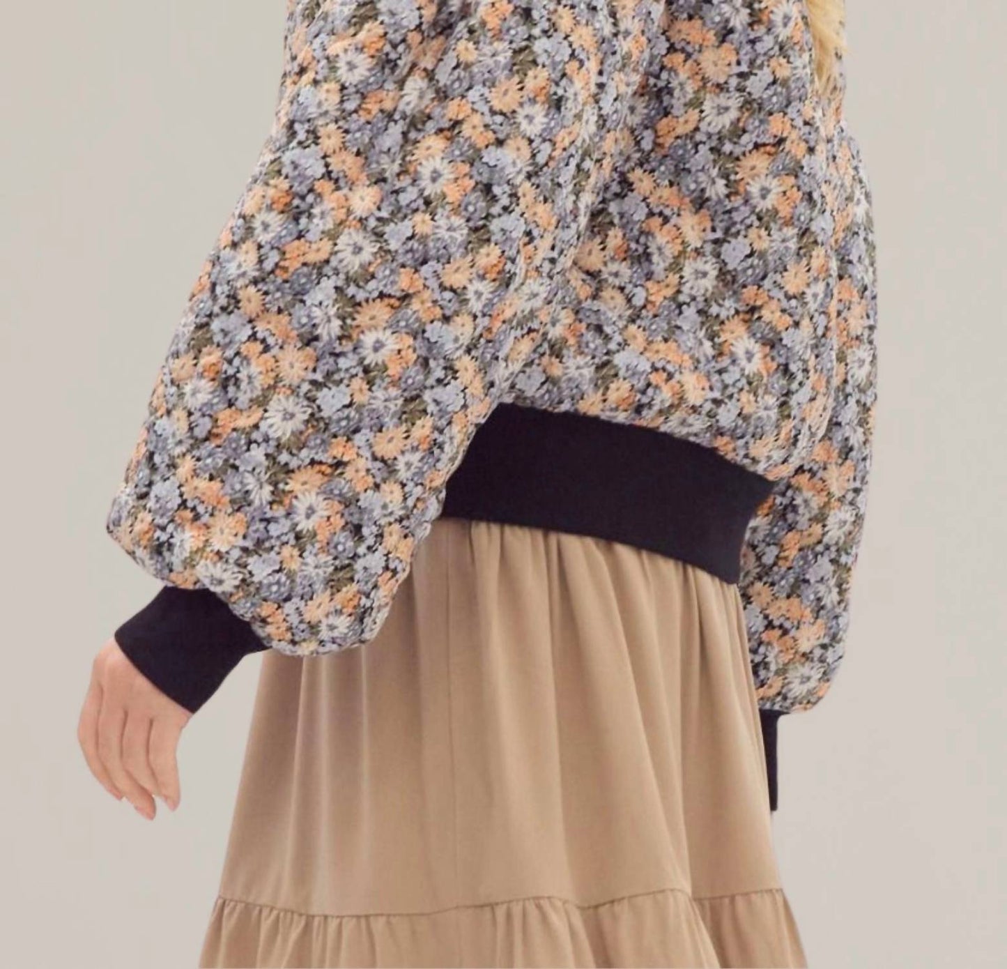 Entro - Floral Bomber Jacket