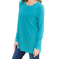 Basic Bae - Luxe Long Sleeve Top With Pockets