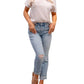 Judy Blue - American Stars Mid-Rise Cuffed Boyfriend Jeans