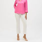Joseph Ribkoff - Linen Boxy Shirt Collar Top