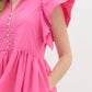 Entro - Embrace Today Flutter Sleeve Dress