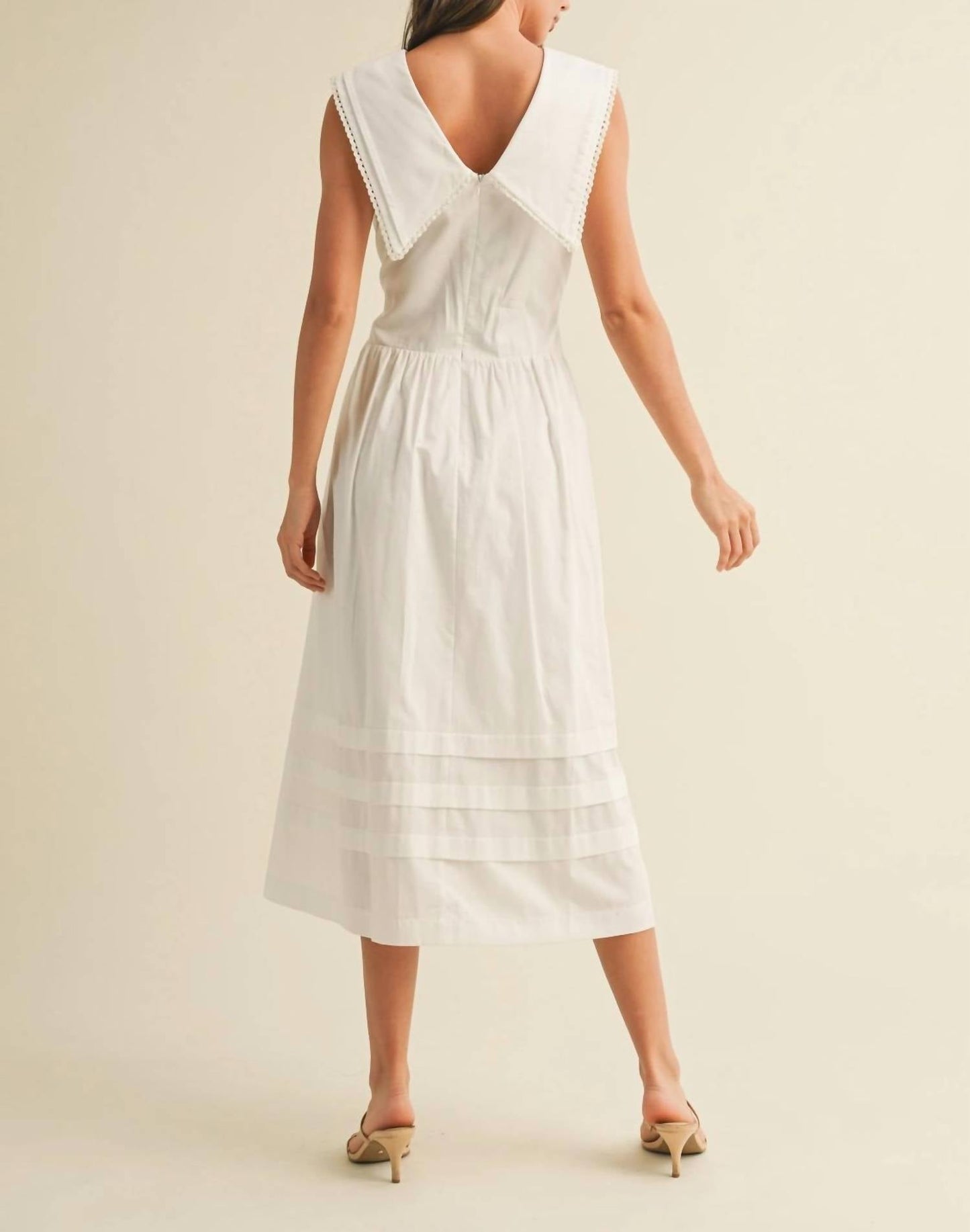 &Merci - American Honey Doll Collar Midi Dress