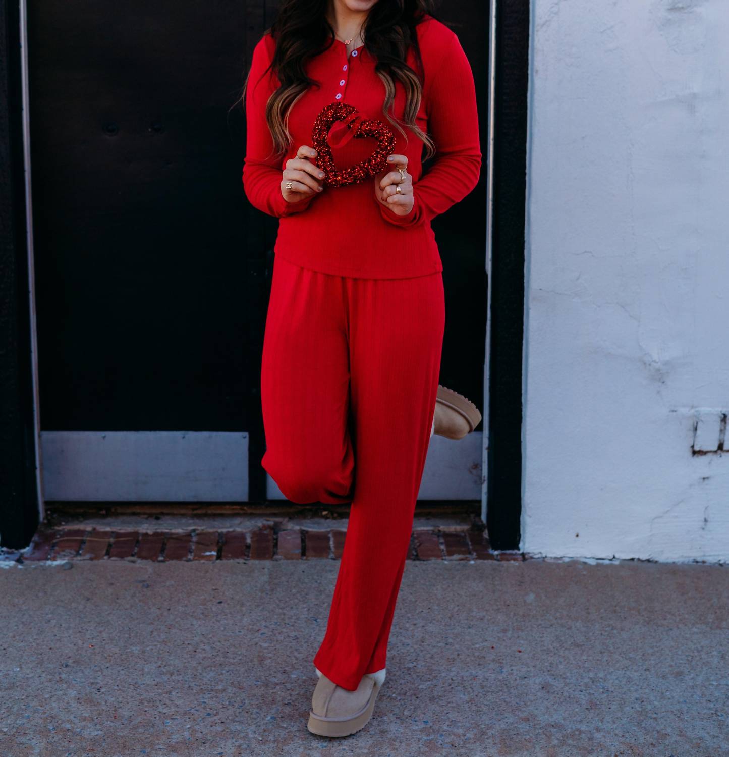Z Supply - Holly Pointelle Long Sleeve Top