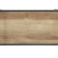 Itzel Antique Bookshelf - Gray / Oak