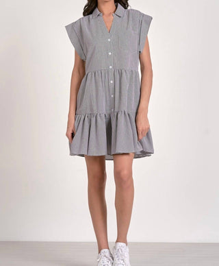 Elan - Wren Seersucker Mini Dress