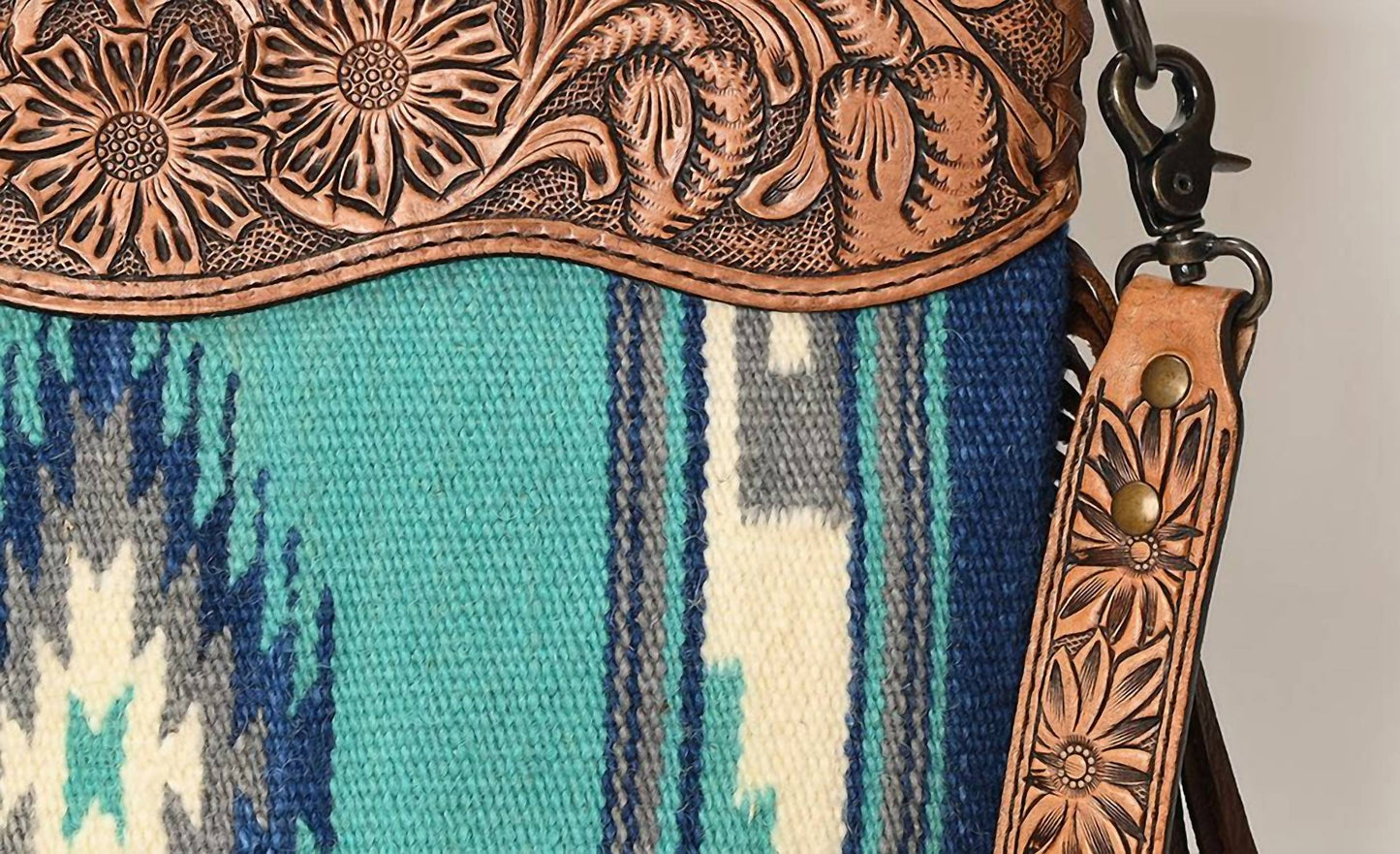 American Darling - Women's Clutch Hand Tooled Handbag