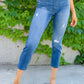 Judy Blue - Mid-Rise Destroyed Boyfriend Jeggings