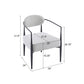 Modern Upholstered Accent Armchair With Pocket Spring Seat