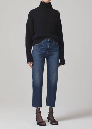 Citizens Of Humanity - Daphne Crop High Rise Stovepipe Jeans