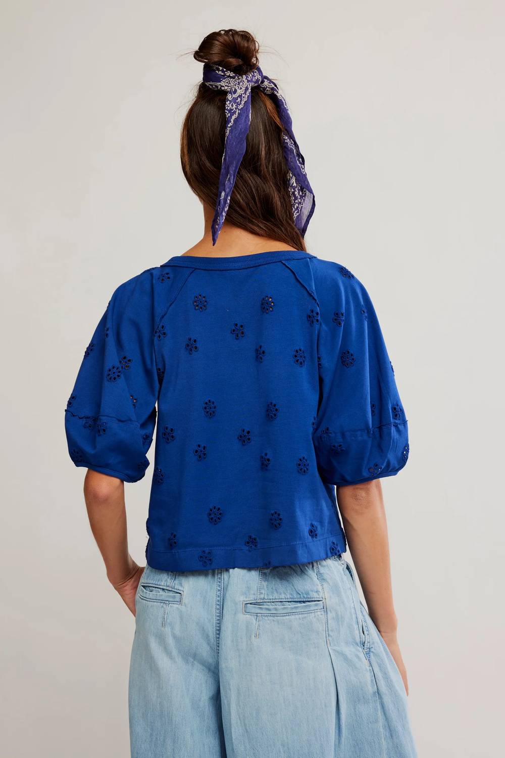Free People - Jessie Eyelet Tee