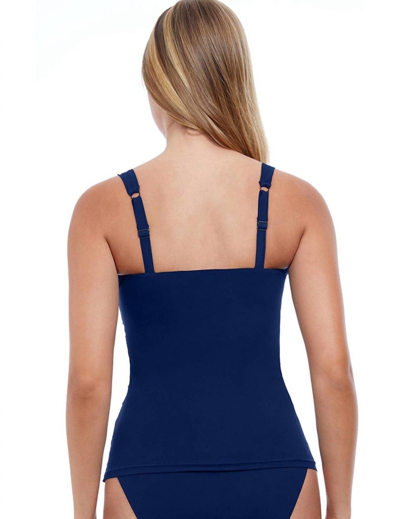 Profile By Gottex - F-Cup Scoop Neck Shirred Underwire Tankini Top