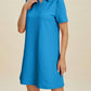 Double Take - Textured Short Sleeve Dress