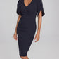 Joseph Ribkoff - Beaded Detail Tulip Sleeve Dress