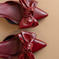 Oasis Society - Women's The Jane Bow Accent Kitten Heel