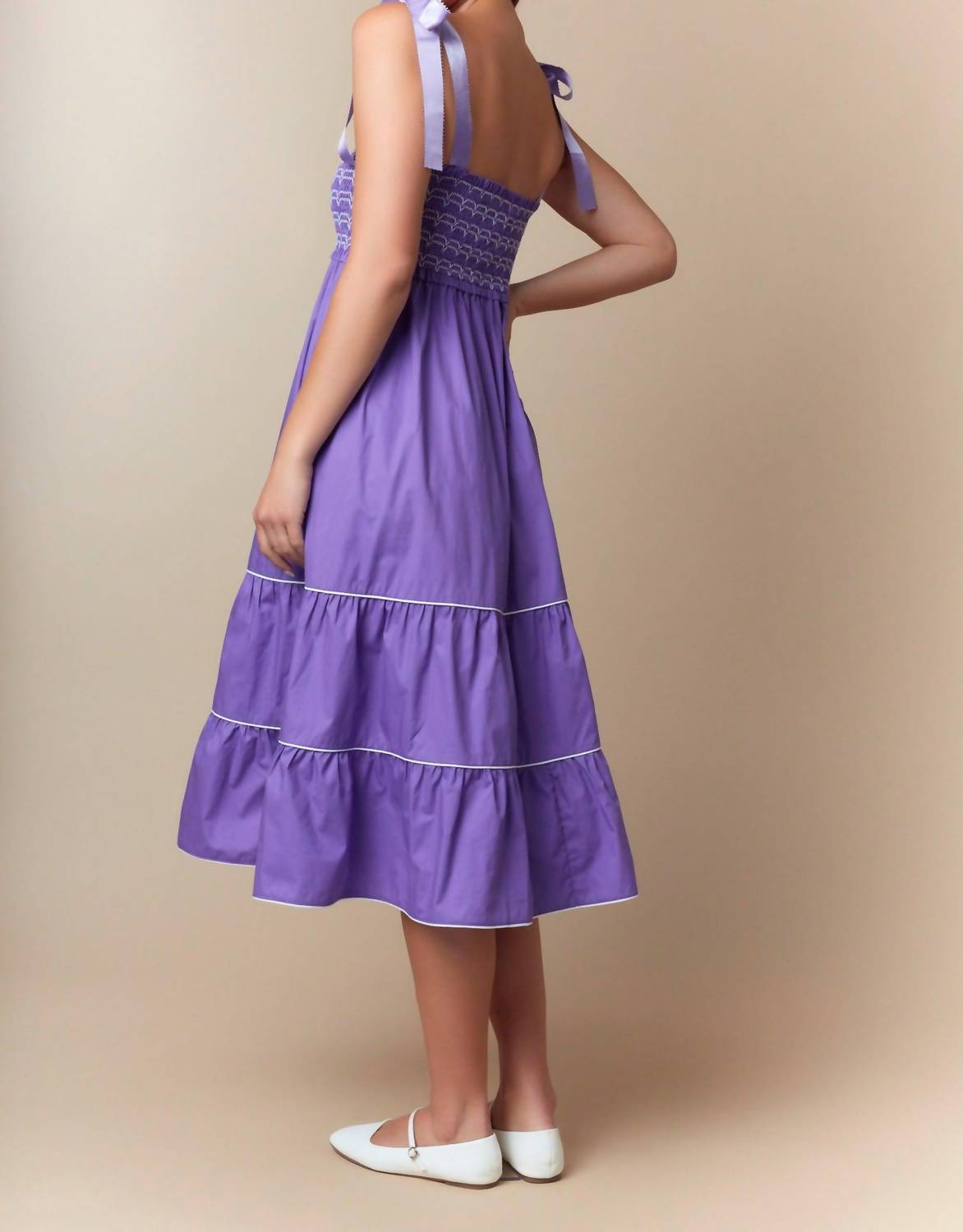 Fantastic Fawn - Sammy Smocked Dress