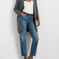 Alex Mill - Stella Long Sleeve Cotton & Cashmere Knit Mini Dress