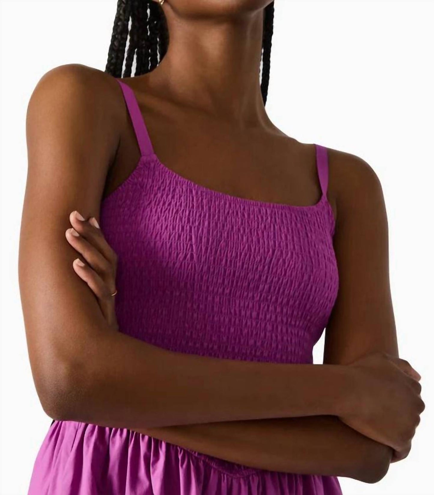 Steve Madden - Codie Smocked Midi Dress