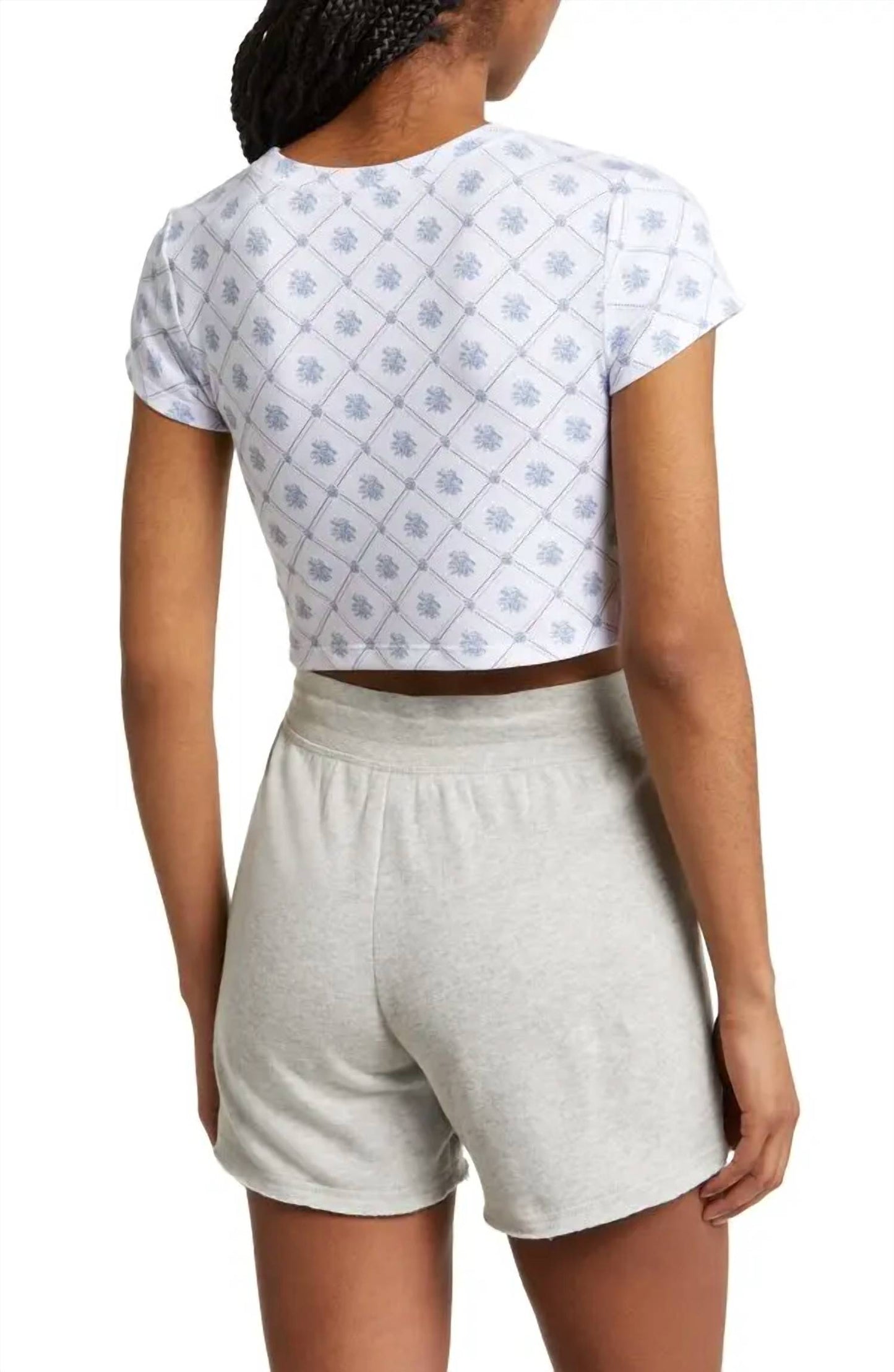 Free People - Floral Baby Tee