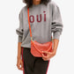Clare V. - Oversized Sweatshirt with Oui