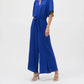 Joseph Ribkoff - Off-shoulder Belted Wide Leg Jumpsuit