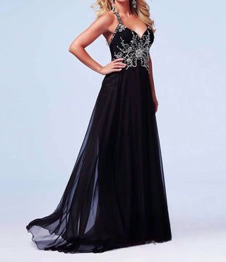 Mac Duggal - Flowing Crossover Gown
