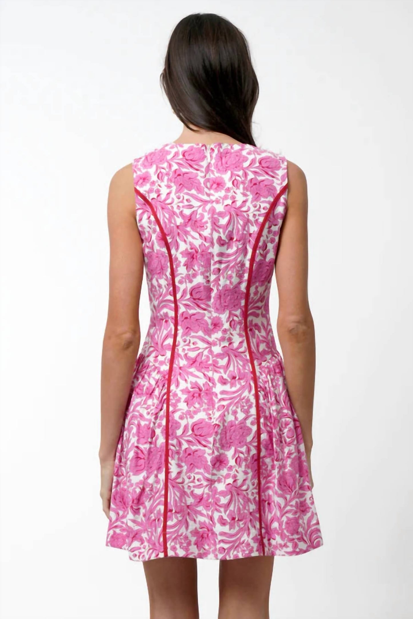Adelyn Rae - Kendra Floral Scalloped Mini Dress
