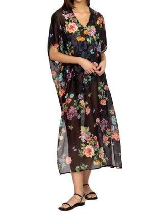 Johnny Was - Butterfly Collared Kaftan Coverup