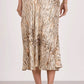 Elan - Sahara Printed Side Slit Midi Skirt
