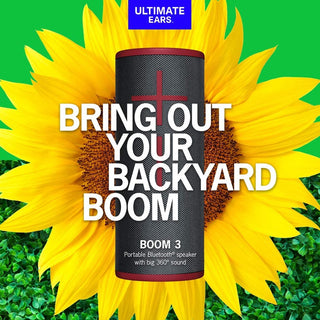 UE BOOM 3 Portable Waterproof Bluetooth Speaker - Night Black