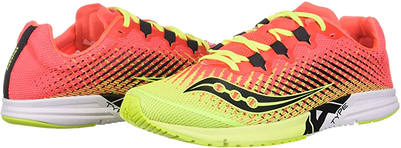 Saucony Women's Type A9 Road Running Shoes Citron/Pink Size 6 B(M) US