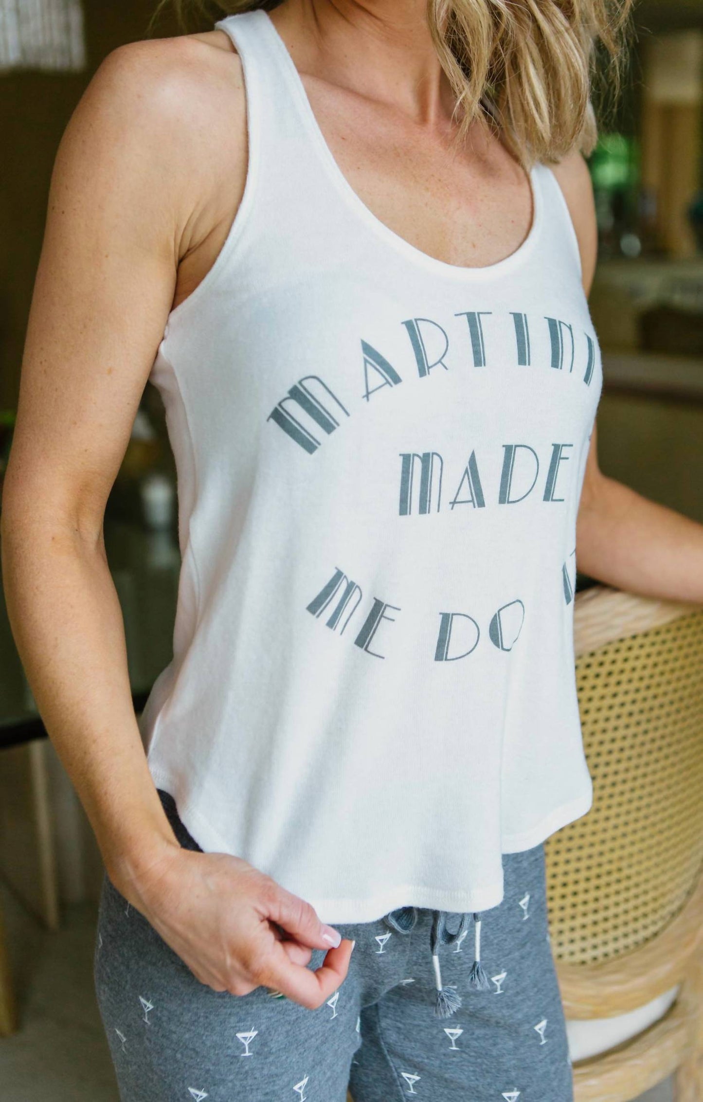 Pj Salvage - Peachy Party Graphic Tank