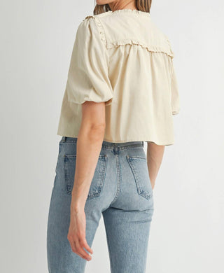 Endless Blu. - Nova Tie-front Top