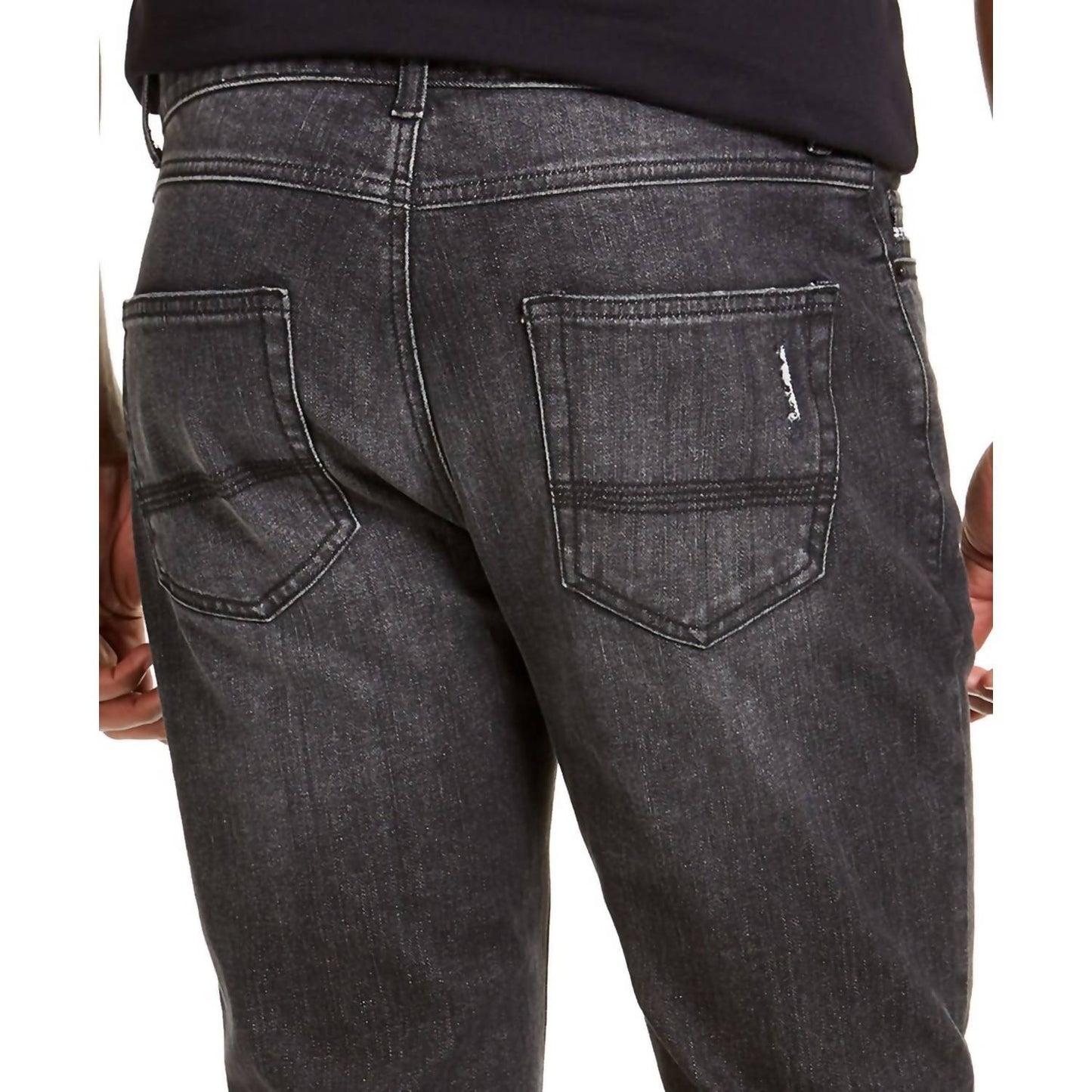 Sun + Stone - Men's Union Slim- Fit Distressed Jeans