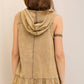 Entro - Washed Hooded Top