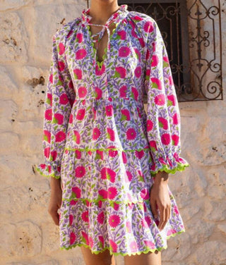 Pink City Prints - Luna Mini Dress