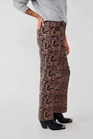 Free People - Walker Relaxed Jacquard Pants