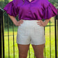 Strut & Bolt - High Rise Leather Shorts