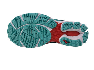 Mizuno Women's Wave Shadow 3 Running Shoe Blue Grass/Glacier Gray Size 6.5 B(M) Us