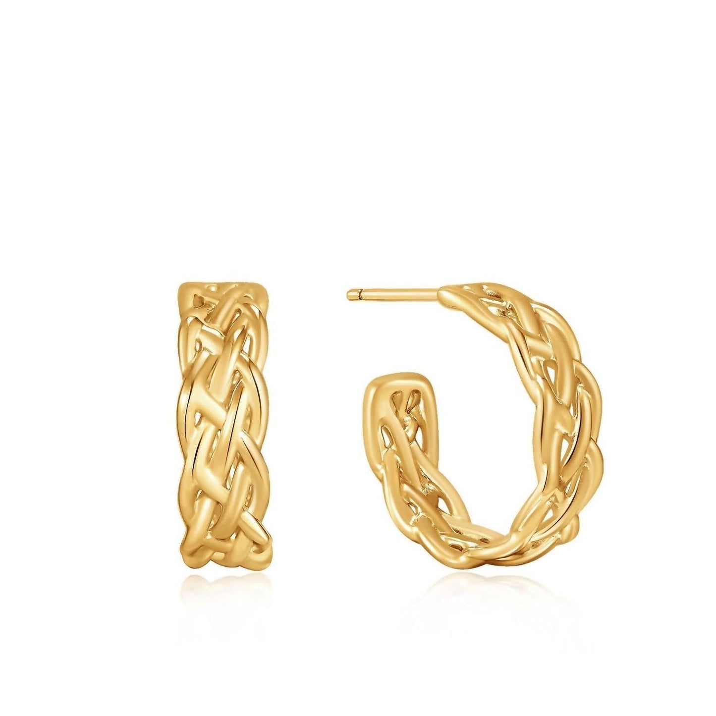 Ania Haie - Women's Rope Chunky Hoop Earrings